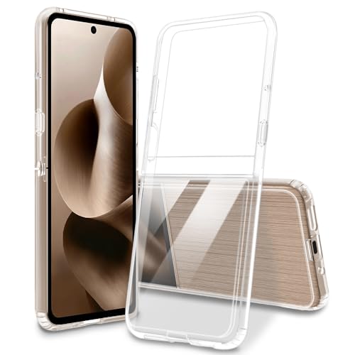 Image of Case for Motorola Razr Ultra 2026 /Razr Ultra 2025, Military Grade Drop Protection Phone Case, Yellowing Resistant, Anti-Scratch Hard PC Back, Shockproof Ultra-Thin Protective Cover, Clear