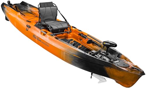 Old Town Sportsman AutoPilot 136 Motorized Fishing Kayak with Minn Kota Trolling Motor (Ember Camo)