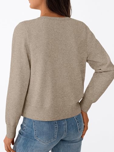 Image of Trendy Queen Lightweight Cardigan Sweaters for Women 2026 | Soft Knit Button-Down, Classic Fit Open-Front Layering Piece for Fall, Winter & Office Wear