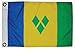 St. Vincent Flag, 12" x 18"