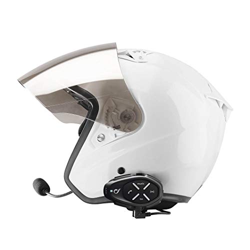 Kit Intercomunicador Bluetooth Interphone LINK Duplo + Carregador Tomada USB