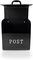 Vista 3 de NACH CJ Large Mailbox with Powder Coated Finish, Wall Mount Mailboxes for Outside, Rust Resilient Metal Mailbox for Parcels, 11.5 x 13 x 7 Inches