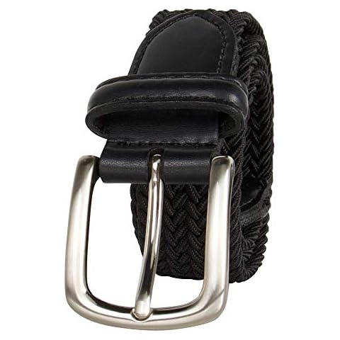 Dockers Big Boys' Braided Elastic-Web Stretch Belt Cover