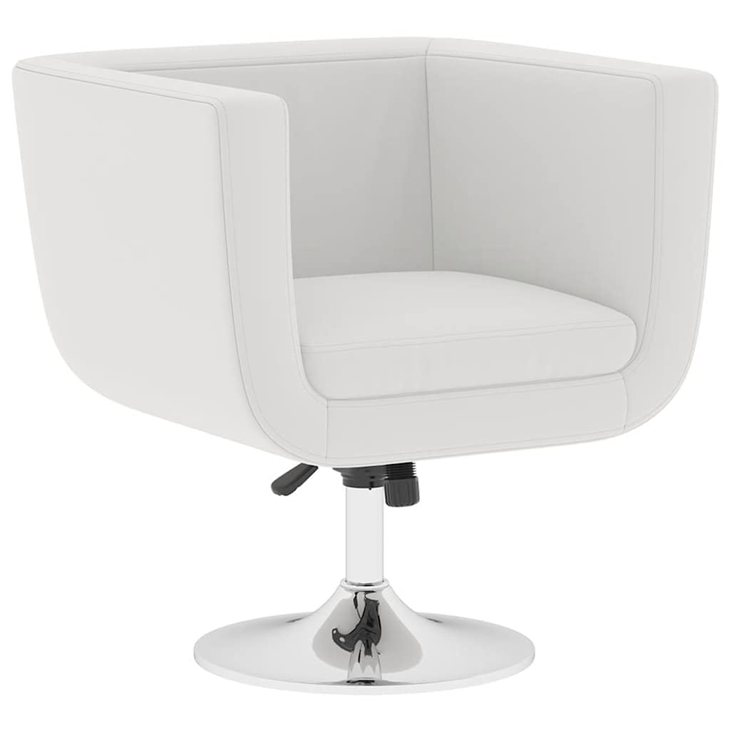 Fauteuil pivotant blanc tabouret bar réglable hauteur chaise bureau