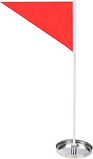 Golf Cup and Flag for Putting Green, Golf Pin Flag Hole Cup Set, Putter Practice Equipment, Putting Training Tool for Outdoor Lawn Yard Home Driving Range Tournament Indoor Activities Adults