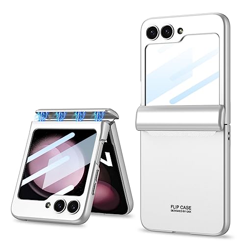 Coque Samsung Galaxy Z Flip 5 5G avec film écran et protège-charnière