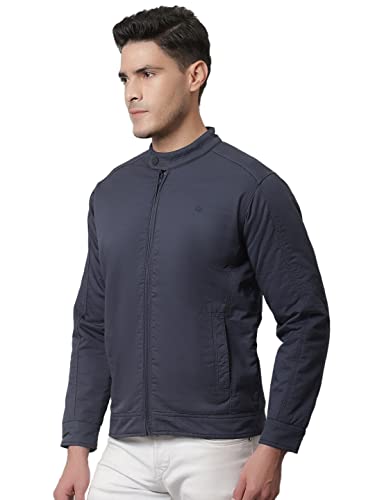Image of Cantabil Navy-Blue Winter Wear Jacket Full Sleeve for Men l Jacket for Men l Winter Wear Jacket for Men (P MJKT00026 NAVY)