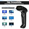 WoneNice USB 2D Barcode Scanner Handheld Wired QR/PDF417/Data Matrix Reader for POS, Retail, Warehouse & Mobile Payment
