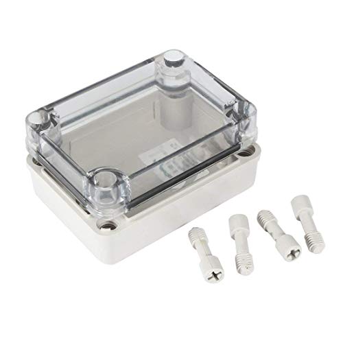 YXQ 110x80x45mm ABS Junction Box w PC Transparent Cover Waterproof Project Enclosure Case Outdoor (4.3 x 3.2 x 1.8 inches) YXQ 110x80x45mm ABS Junction Box w PC Transparent Cover Waterproof Project Enclosure Case Outdoor (4.3 x 3.2 x 1.8 inches)