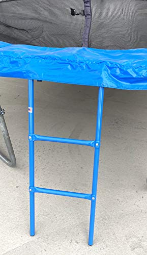image for Trampoline Pro Made in USA 2-Step Trampoline Ladder | Blue or Silver |