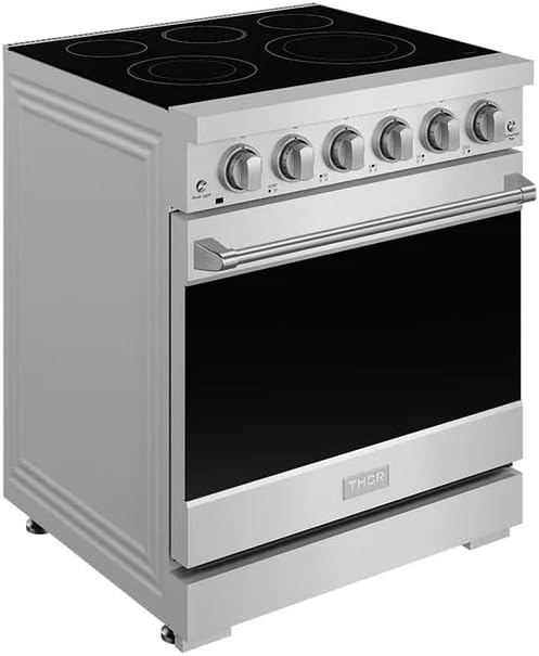 30 Inch Professional Electric Range with Precision Knob Control in Stainless Steel | Gordon Ramsay Series