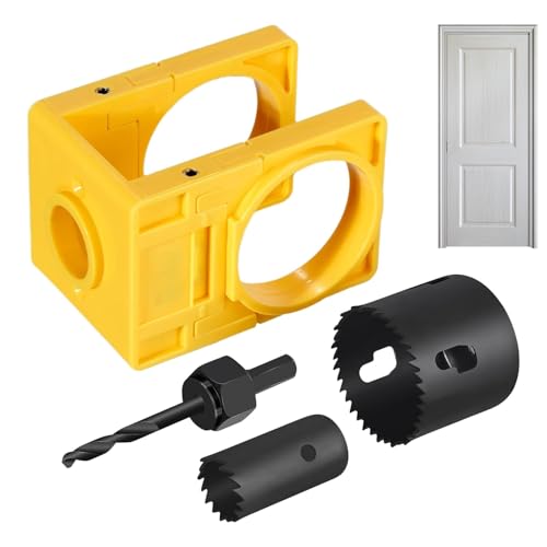 Kit de instalación de puerta para colocar cerraduras sin errores de medición