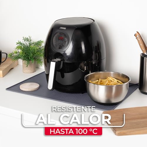 Miniatura 7 de Vileda Alfombrilla De Silicona Para Cocina, 40 X 60 Cm, Apta Para Alimentos, Antideslizante, Resistente Al Calor Y Antideslizante, Ideal Para Encimeras, Mesas, Cajones Y Estanterías