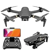 【Plus de fonctions】-Contrôle APP, fonction de hauteur fixe, suivi intelligent, avion pliable, six passes avec gyroscope; une clé pour décoller, une clé pour atterrir, monter et descendre, avant et arrière, voler à gauche et à droite, tourner, mode sans tête, photo gestuelle, vidéo, mode sans tête, arrêt d'urgence, vol de trajectoire, capteur de gravité, photo automatique.