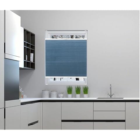 Langla-Shades Custom Size Cellular Shades for Inside Mount, Top-Down-Bottom-Up Rectangular Window Honeycomb Blinds Cover