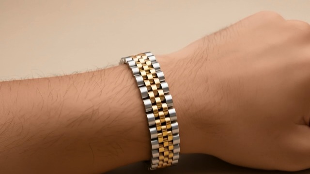 Pulsera Pulsera estilo Presidential Jubilee para hombre 8 in miniatura 5