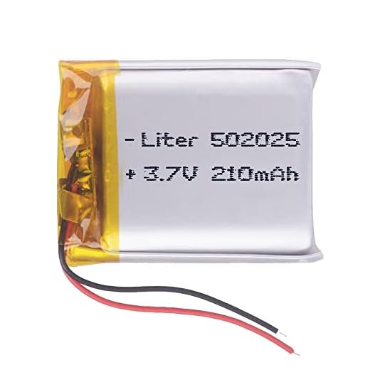 Batería 502025 LiPo 3.7V 210mAh 0.777Wh 1S 5C Liter Energy Battery para Electrónica Recargable teléfono portátil vídeo smartwatch Reloj GPS - No Apta para Radio Control 27x20x5mm (210mAh|502025)