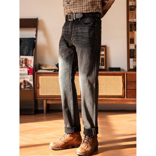 Red Tornado Men's Dark Wash Selvedge Denim Jeans3