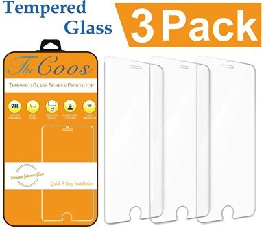 Galaxy J7 Screen Protector, [3 Pack] TheCoos® Samsung Galaxy J7 Screen Protector Tempered Glass [3D Touch Compatible][Premium High Definition Shockproof] Clear - [3-Pack]