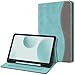 FINTIE Case for Samsung Galaxy Tab S6 Lite 10.4 Inch 2024/2022/ 2020 with S Pen Holder, Multi-Angle Viewing Soft TPU Back Cover with Pocket Auto Wake/Sleep, Denim Turquoise