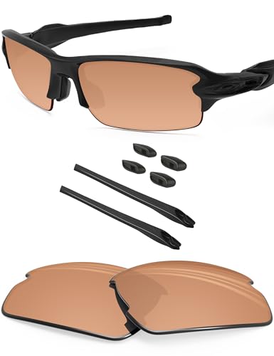 Image of BLAZERBUCK Replacement Lenses & Sock Kit for Oakley Flak 2.0 OO9295 Sunglasses
