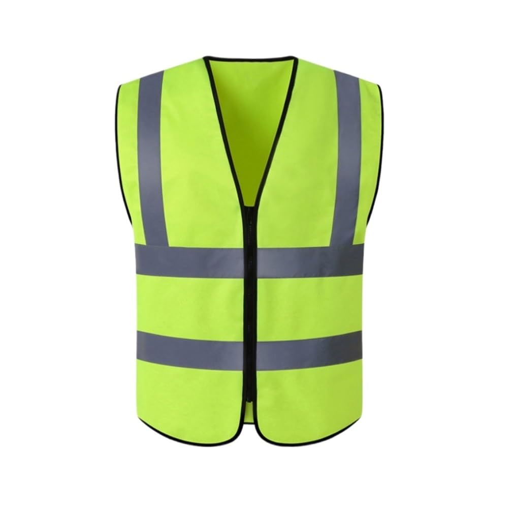 Chaleco De Seguridad Chaleco Reflectante De Construcción con Cremallera For Hombres Y Mujeres, Tráfico De Construcción Reflectantes Chaleco De Trabajo