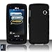 Importer520 Rubberized Snap-On Hard Skin Protector Case Cover for For (Sprint/MetroPCS) LG Banter Touch/Rumor Touch LN510 - Black