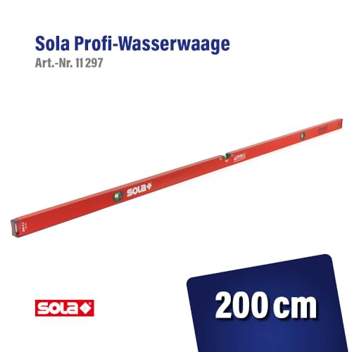 Wasserwaage 2 m Karl Dahm Sola – Präzisions-Wasserwaage 200 cm