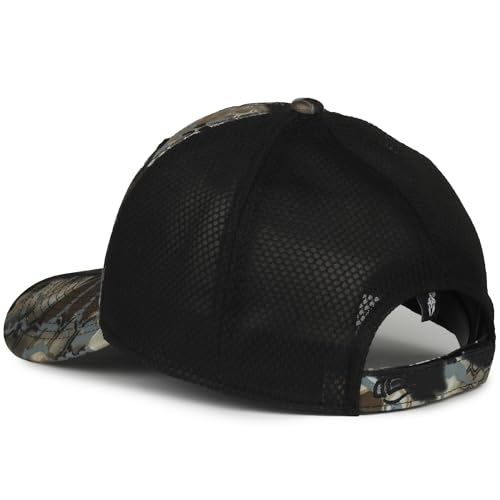 Kryptek Obskura Skyfall Camo Hunting Hat – Low Profile Performance Cap with Mesh Back, Adjustable Hook-and-Loop, One Size - Thumbnail 6