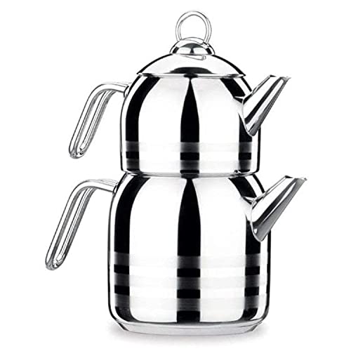 Korkmaz Astra Stainless Steel Tea Pot Set
