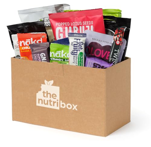 The Nutribox Healthy Snack Selection Box, Mixed Variety Pack, Assorted Snacks (Small Nutribox - 20 snacks)