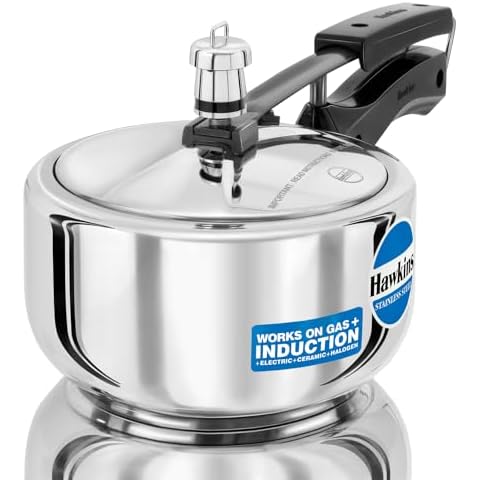 Hawkins 2 Litre Stainless Steel Pressure Cooker Cover