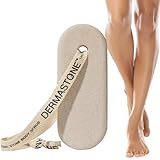 DERMASTONE Leg & Body Scrub - Powerful Exfoliating Stone Scrub and Ingrown Hair Treatment, Strawberry Legs Treatment, Rock Foot Scrub & Dead Skin Remover or Natural Body Exfoliator for Dry Skin