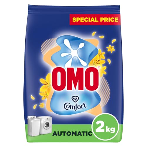 OMO Automatic Laundry Detergent Powder Touch of Comfort up to 100% stain removal in 1 wash* 2 KG Packaging may vary