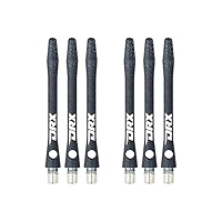 Aste Freccette Red Dragon DRX - 6 Pezzi Corti Verde - In Alluminio Rivestito - Per Giocatori Professionisti