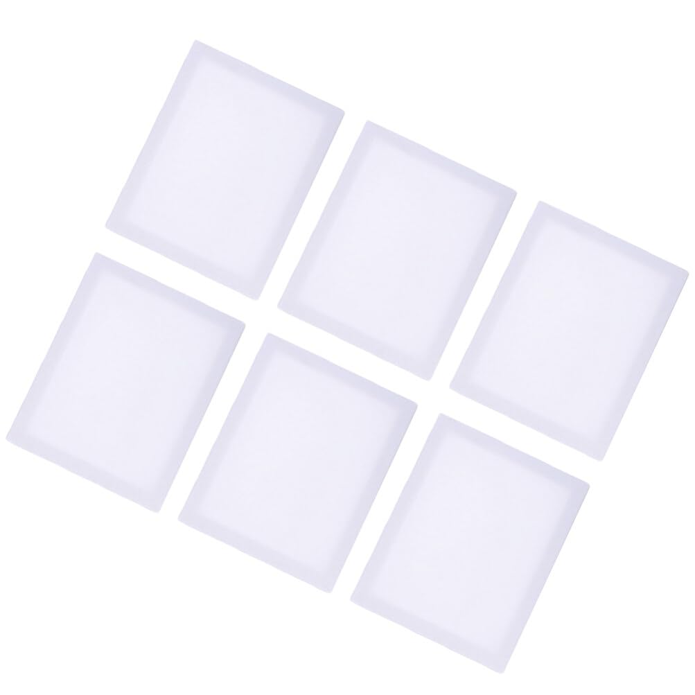 Lurrose Lienzos de Pintura al Óleo 30x40 Cm para Artistas, Algodón 100%, Paquete de 6 Unidades, Marco Estirado para Pintura Diy, Manualidades y Uso Escolar