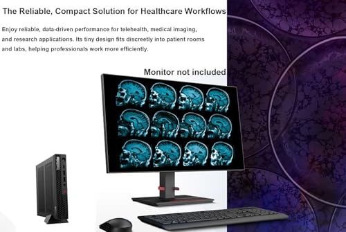 Image of Lenovo ThinkStation P3 Tiny Desktop PC with i5-14500 vPro, 16GB DDR5, 1TB SSD - Compact Business Mini Workstation Computer, Alternative to ThinkCentre M70q M90q for Engineering, Creative, Win 11 Pro