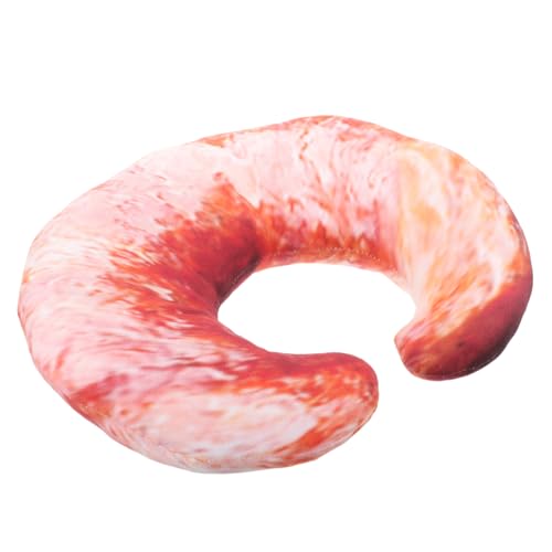 PRETYZOOM Funny Food Sausage Pillow Creative Neck Support Cushion for Relaxation Present for Adults Cozy Touch Design