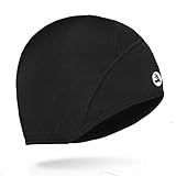 EMPIRELION Lightweight Thermal Skull Cap Ears Warm Cycling Helmet Liner Winter Running Beanie Hats S