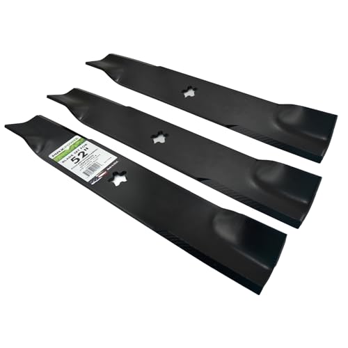 MaxPower 561744B 3 Blade Set for 52 Inch Cut Craftsman, Husqvarna, Poulan Replaces OEM no. 112079, 539-112079 - Thumbnail 2