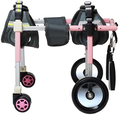 Corgi Dog Wheelchair for Small & Medium Dogs - Adjustable 4-Wheel Mobility Support, Pet Leg Brace for Hip Injuries, Full Support for Dogs