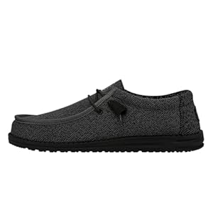 Hey Dude Men’s Wally Stretch | Men’s Loafers | Comfortable & Light-Weight