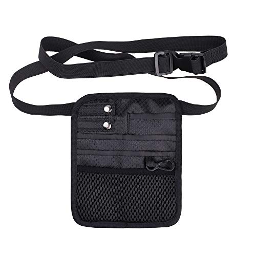 Beautyflier Nylon 5 Pockets Nurse Organizer Waist Bag Pouch for Medical Scissors Care