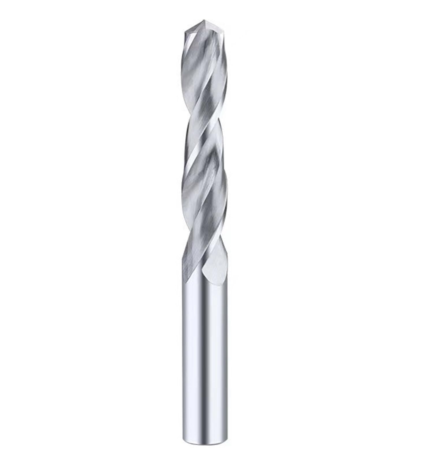 1 szt. 50 stopniowe białe wiertło z węglika spiekanego o długości 120 mm, otwór CNC ze stali wolframowej(6.3mm)