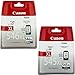 Price comparison product image Canon Genuine Black & Colour XL High Capacity Ink Cartridges for Canon PIXMA MX495 Printers