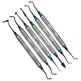 NYGEARZZ Composite Filling Instruments Set 6 Pcs Dental Tools Kit Plasma Coated German Stainless Steel Dental...