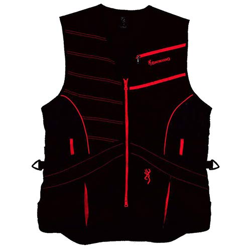 Browning, Ace Shooting Vest, Black/Red, Small