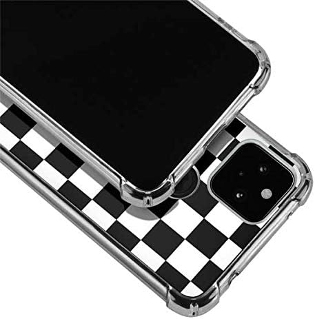 Skinit Clear Phone Case Compatible with Google Pixel 4a 5G - Sneakerhead Checkered Design