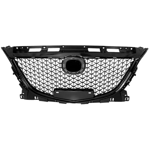 Calandre avant capot d'admission maille pour Mazda 3 Axela noir