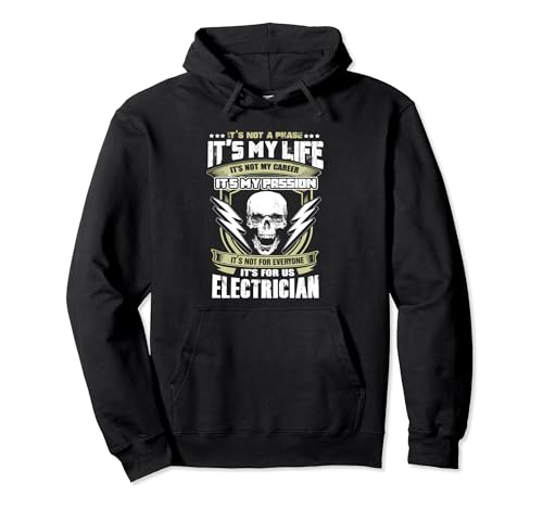 No es para todos. Es para electricista estadounidense Sudadera con Capucha